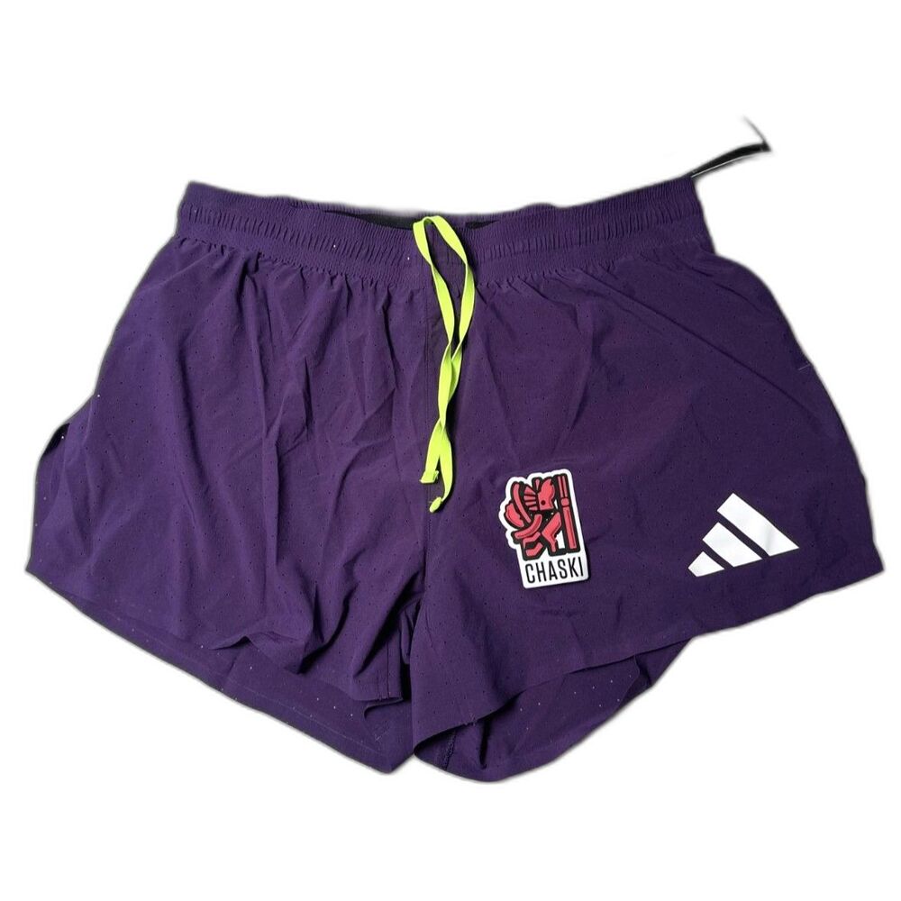 Adidas 2025 Pro Elite Team 3” Running Shorts Adizero Men's Large JV7149 NEW